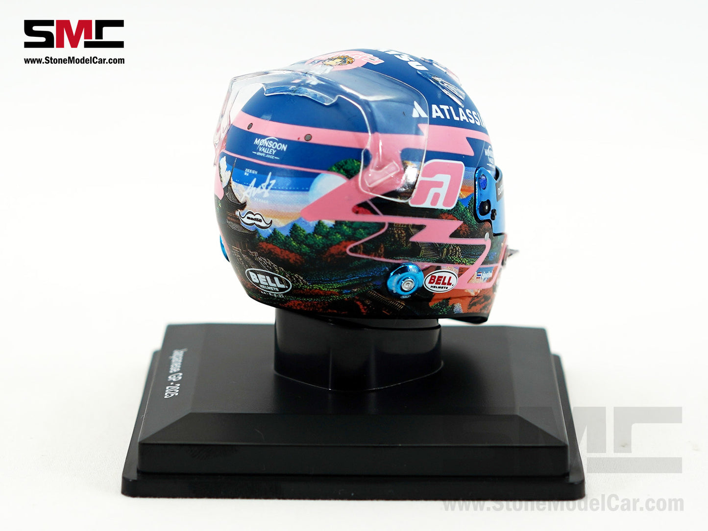 Williams F1 FW47 #23 Alexander Albon Japanese GP 2025 Spark 1:5 Miniature Helmet
