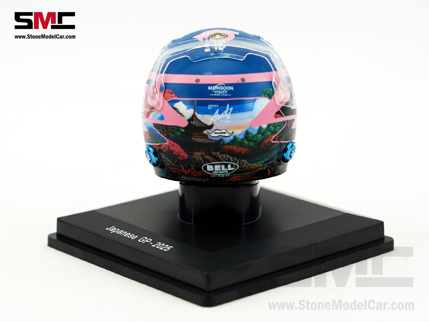 Williams F1 FW47 #23 Alexander Albon Japanese GP 2025 Spark 1:5 Miniature Helmet