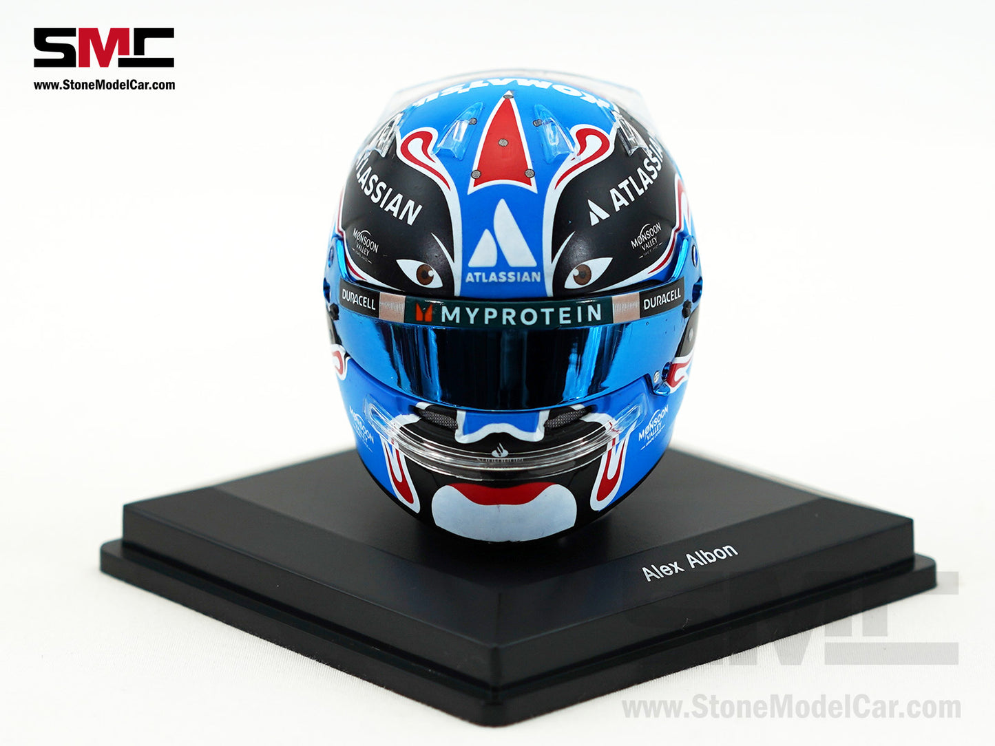 Williams F1 FW47 #23 Alexander Albon Chinese GP 2025 Spark 1:5 Miniature Helmet