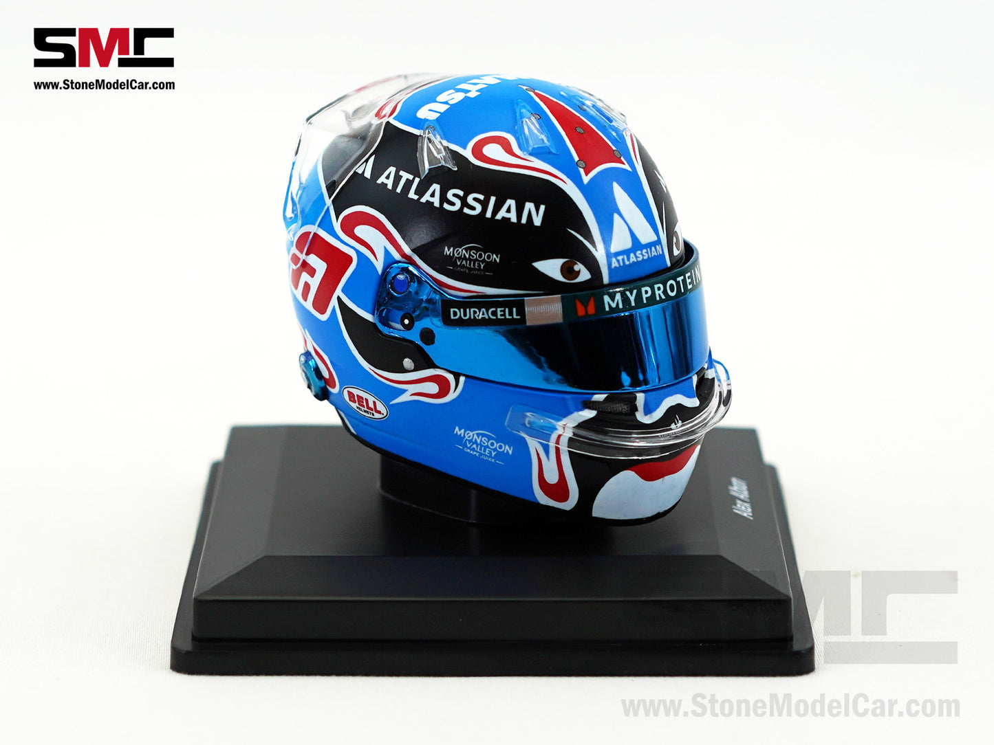 Williams F1 FW47 #23 Alexander Albon Chinese GP 2025 Spark 1:5 Miniature Helmet