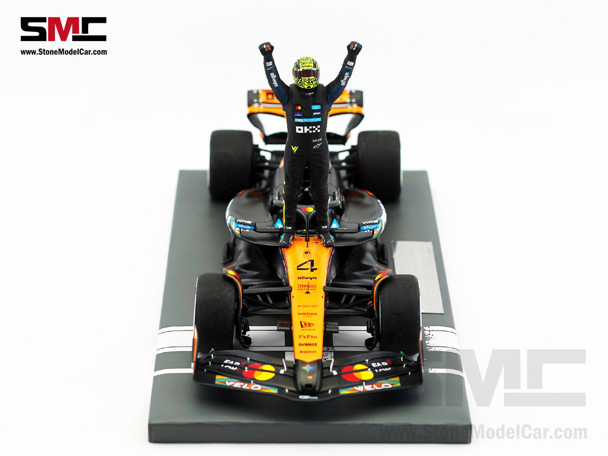 McLaren F1 MCL39 #4 Lando Norris Abu Dhabi GP 2025 World Champion 1:18 MINICHAMPS