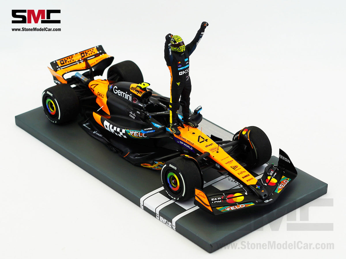 McLaren F1 MCL39 #4 Lando Norris Abu Dhabi GP 2025 World Champion 1:18 MINICHAMPS