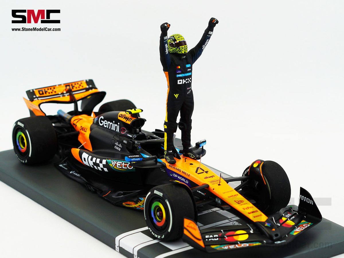 McLaren F1 MCL39 #4 Lando Norris Abu Dhabi GP 2025 World Champion 1:18 MINICHAMPS