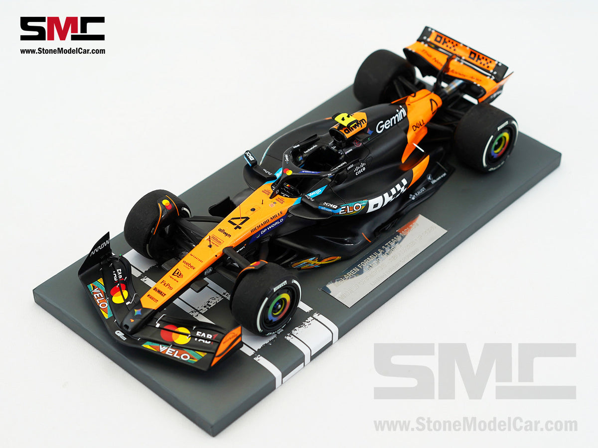 McLaren F1 MCL39 #4 Lando Norris Abu Dhabi GP 2025 World Champion 1:18 MINICHAMPS