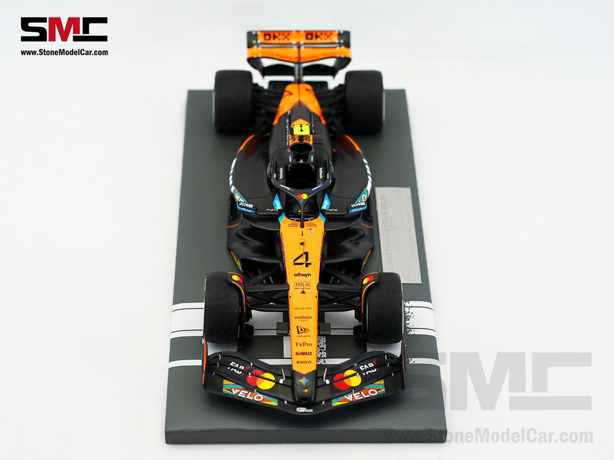 McLaren F1 MCL39 #4 Lando Norris Abu Dhabi GP 2025 World Champion 1:18 MINICHAMPS