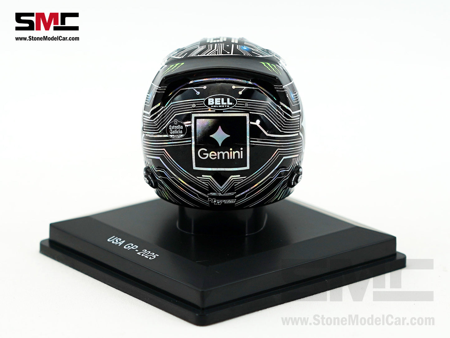 McLaren F1 MCL39 #81 Oscar Piastri US Austin GP 2025 Spark 1:5 Miniature Helmet
