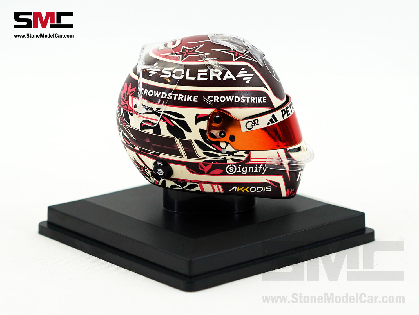 Mercedes F1 W16 #12 Kimi Antonelli Miami GP 2025 Sprint Pole Spark 1:5 Helmet