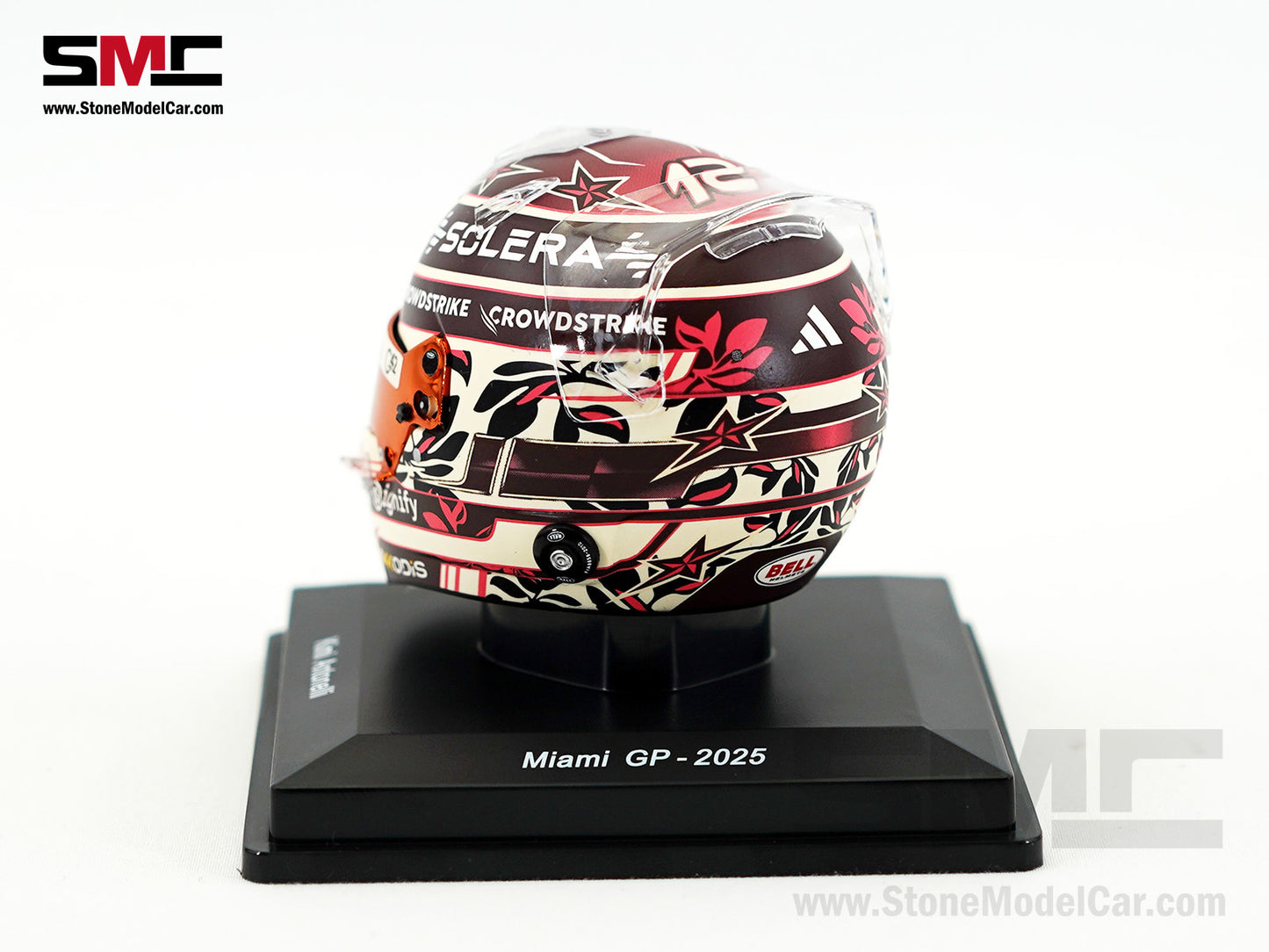 Mercedes F1 W16 #12 Kimi Antonelli Miami GP 2025 Sprint Pole Spark 1:5 Helmet