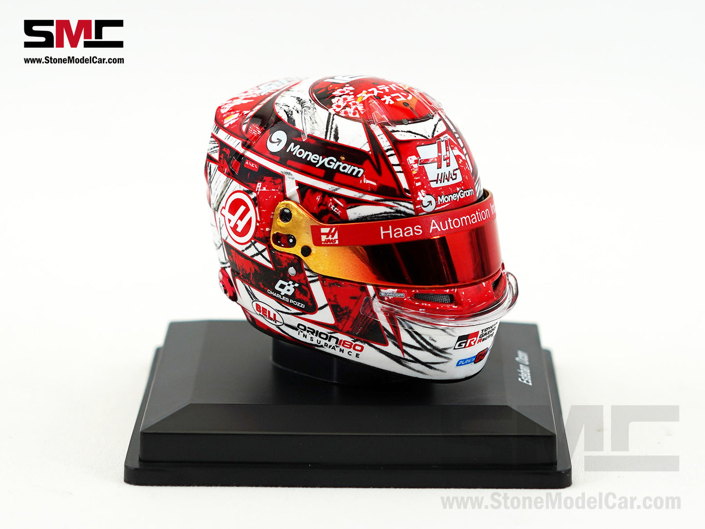 Haas F1 Team VF-25 #31 Esteban Ocon Japanese GP 2025 Spark 1:5 Helmet