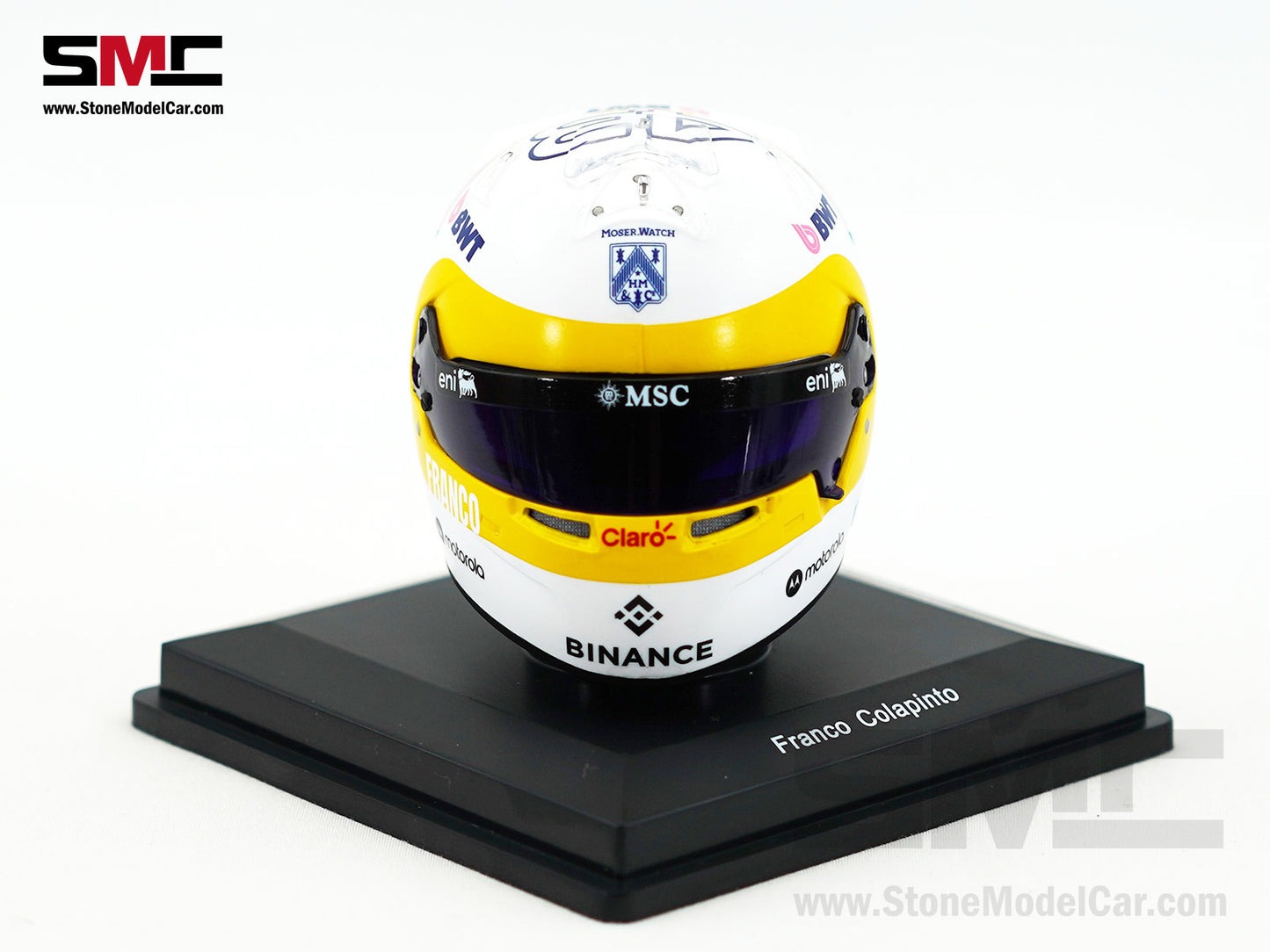 Alpine Renault F1 A525 #43 Franco Colapinto US GP 2025 Spark 1:5 Miniature Helmet