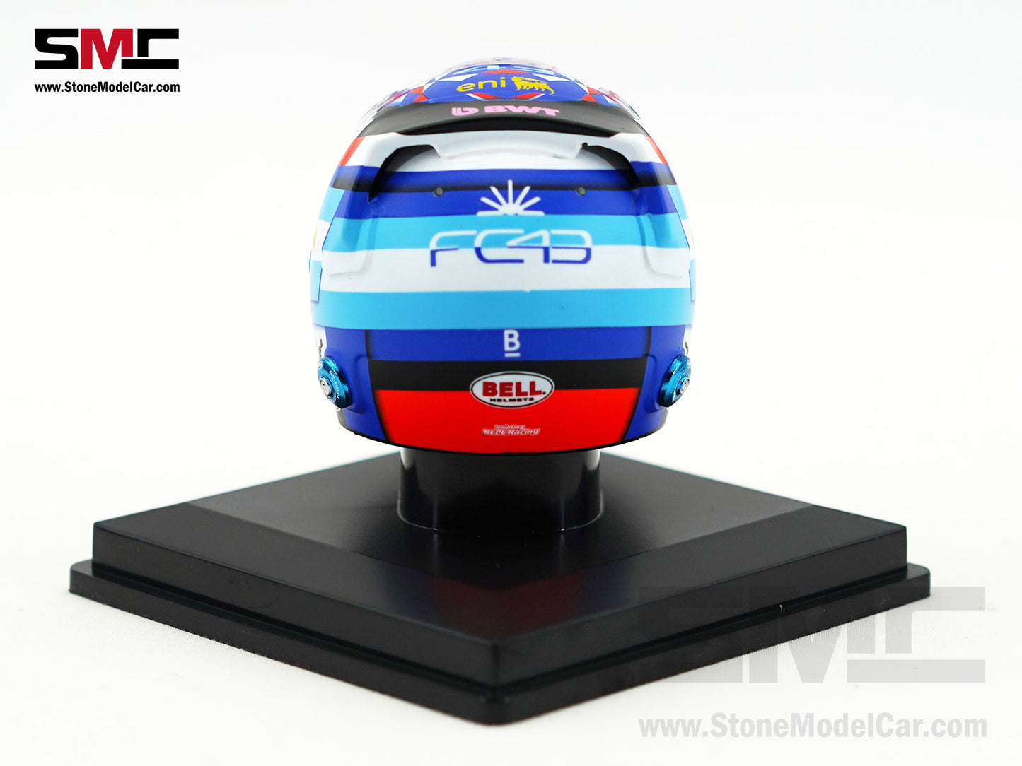 Alpine Renault F1 A525 #43 Franco Colapinto Season 2025 Spark 1:5 Miniature Helmet