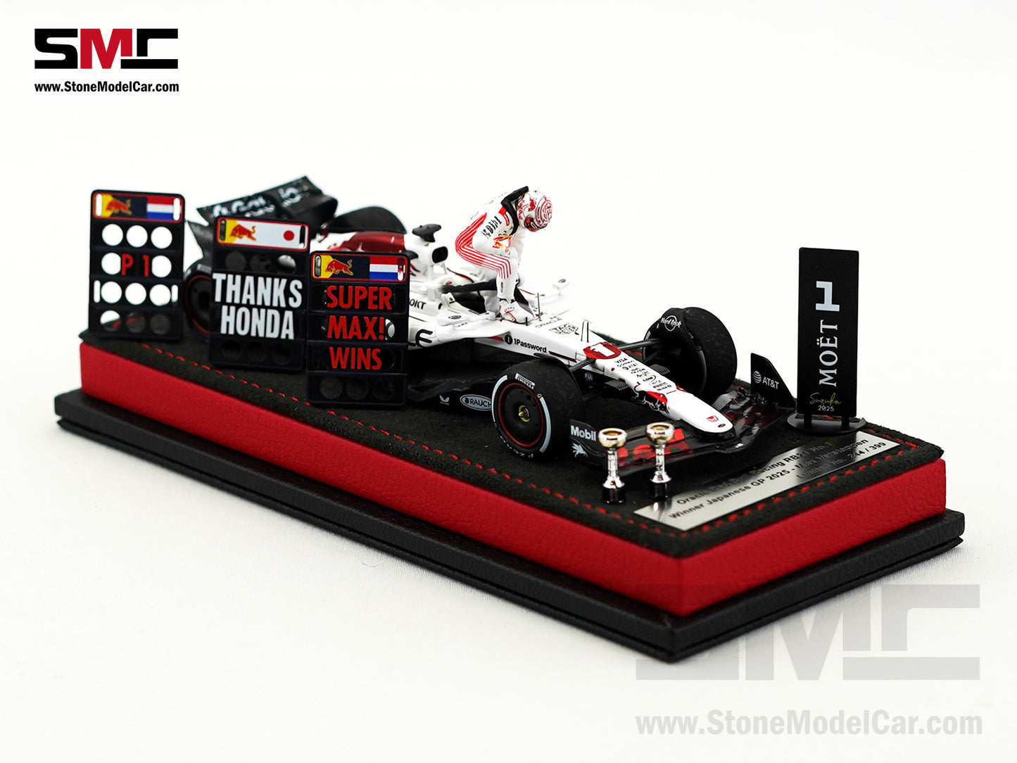 Red Bull F1 RB21 #1 Max Verstappen Japanese GP Winner 2025 1:43 Spark Figure Edition
