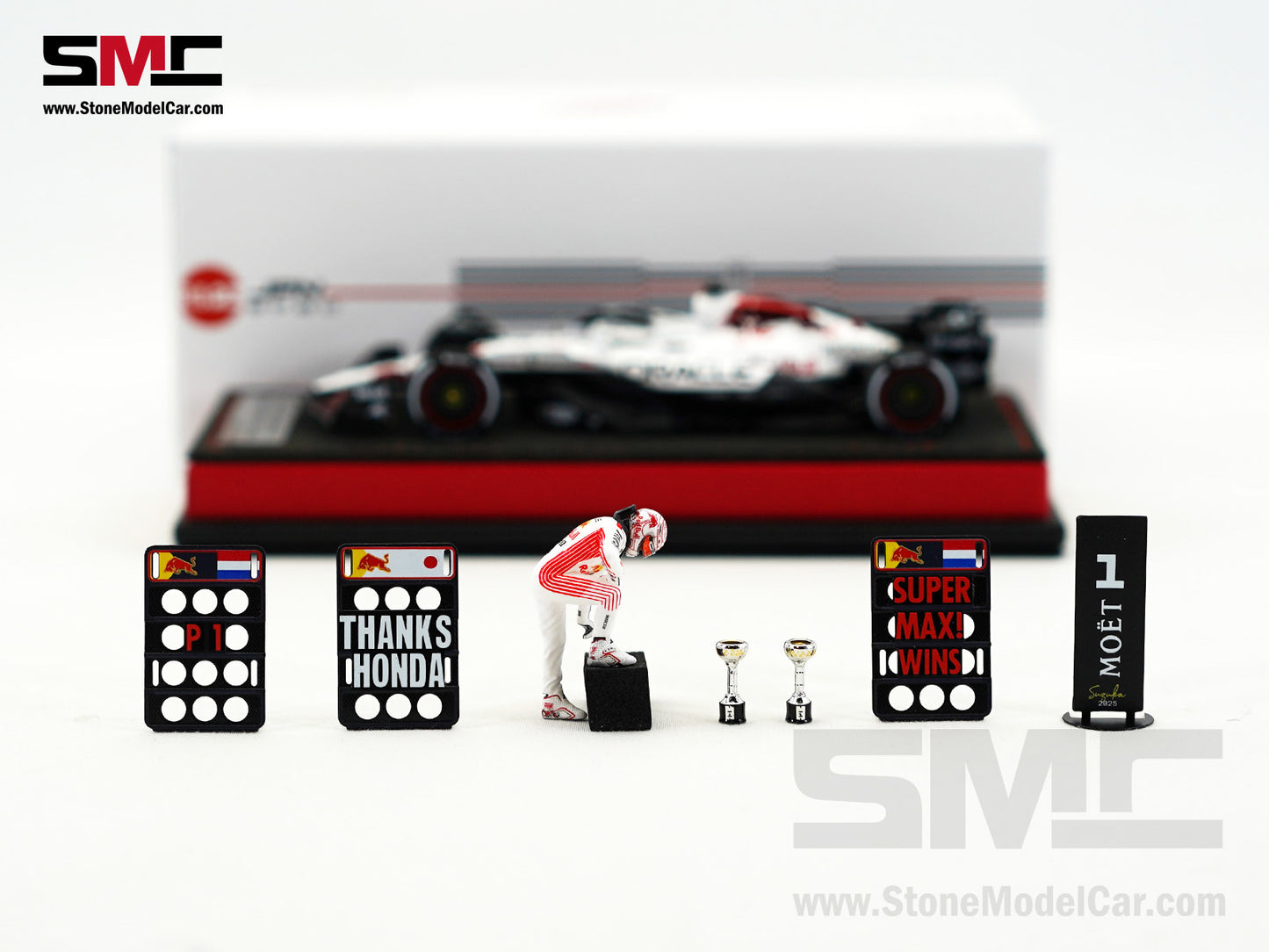 Red Bull F1 RB21 #1 Max Verstappen Japanese GP Winner 2025 1:43 Spark Figure Edition