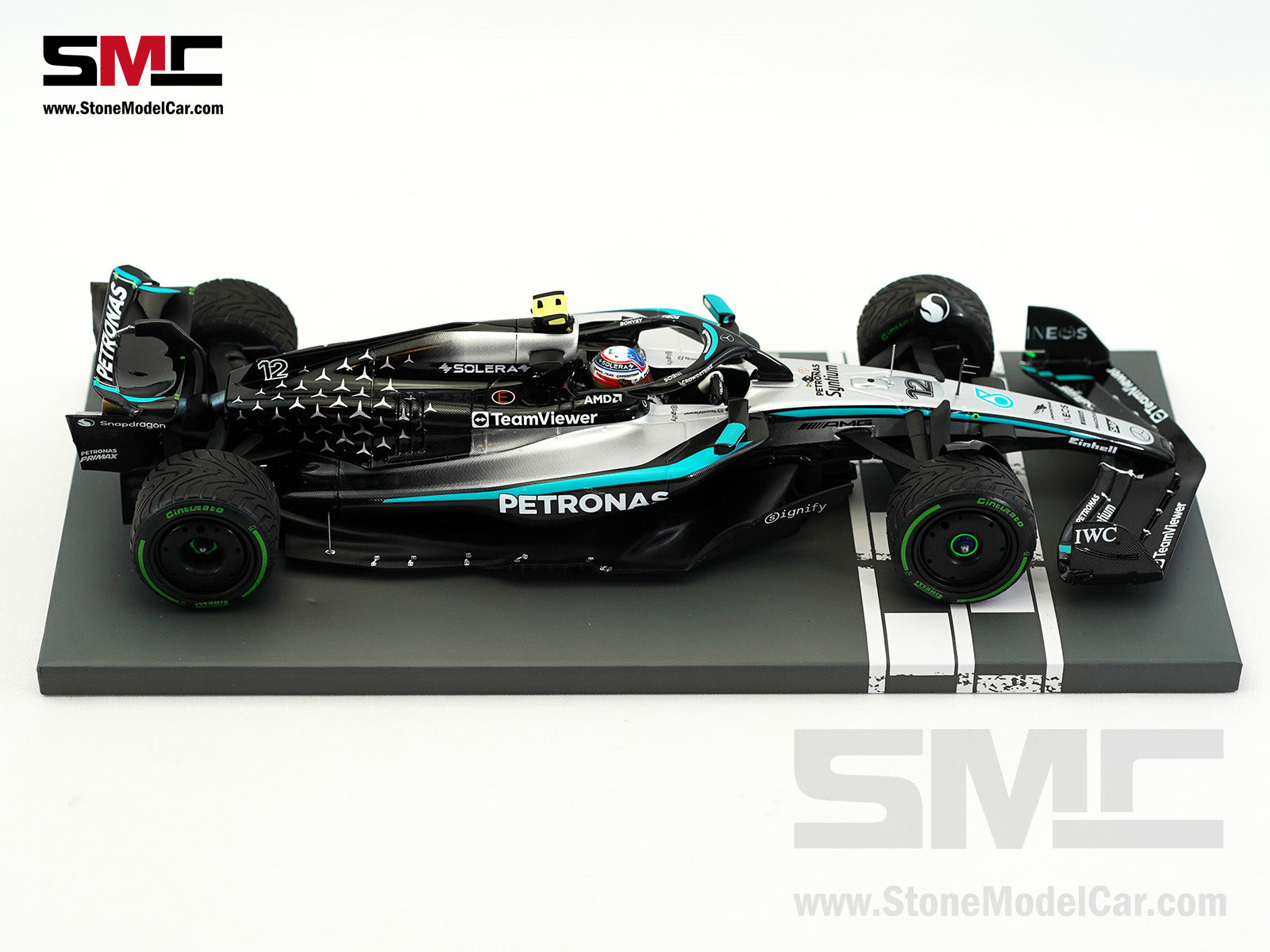 ミニチャンプス 1/18 メルセデス AMG W16 #12 K.アントネッリ Mercedes F1 W16 #12 Kimi Antonelli Australian GP 2025 4th 1:18