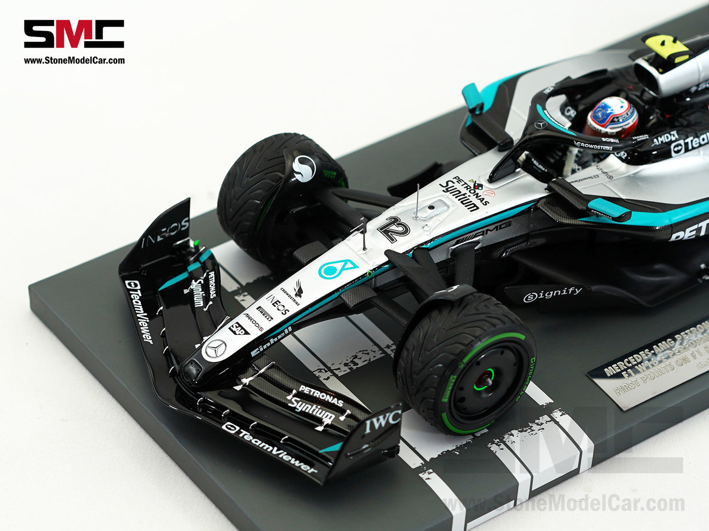 Mercedes F1 W16 #12 Kimi Antonelli Australian GP 2025 4th 1:18 MINICHAMPS