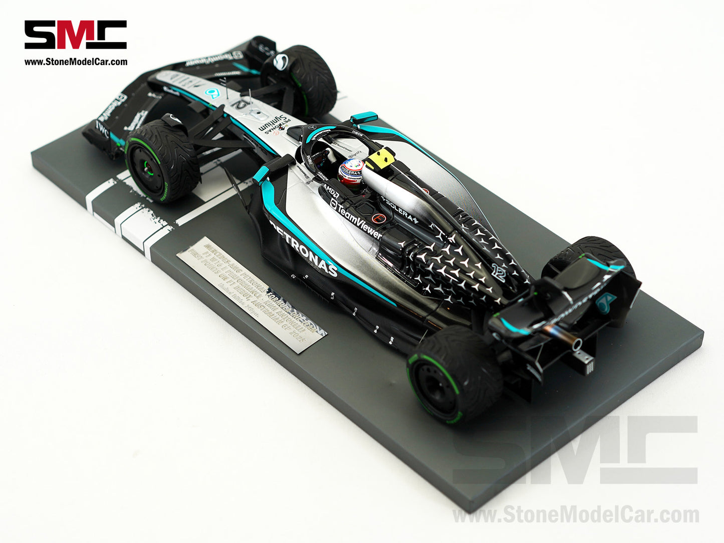 Mercedes F1 W16 #12 Kimi Antonelli Australian GP 2025 4th 1:18 MINICHAMPS