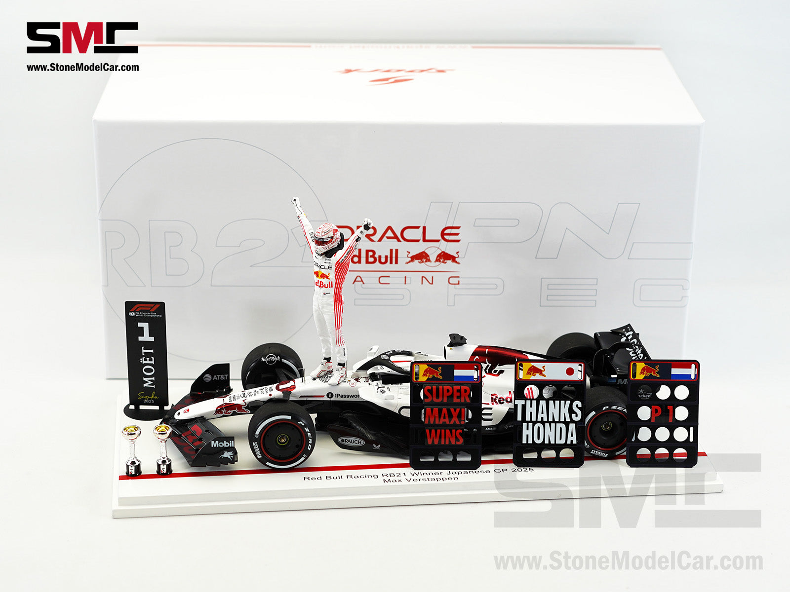 Red Bull F1 RB21 #1 Max Verstappen Japanese GP Winner 2025 1:18