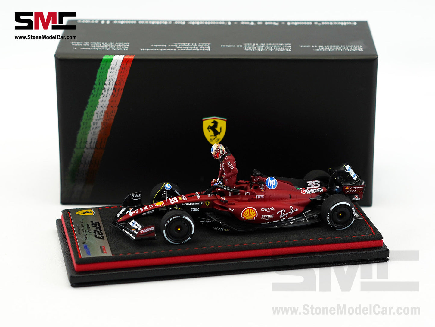 Ferrari F1 SF-23 #38 Zhou Guanyu Fiorano Test 2025 Looksmart 1:43 Special Edition LSBNF004