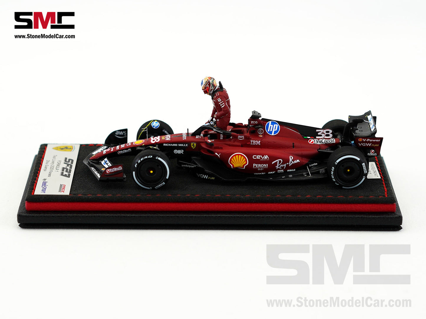 Ferrari F1 SF-23 #38 Zhou Guanyu Fiorano Test 2025 Looksmart 1:43 Special Edition LSBNF004