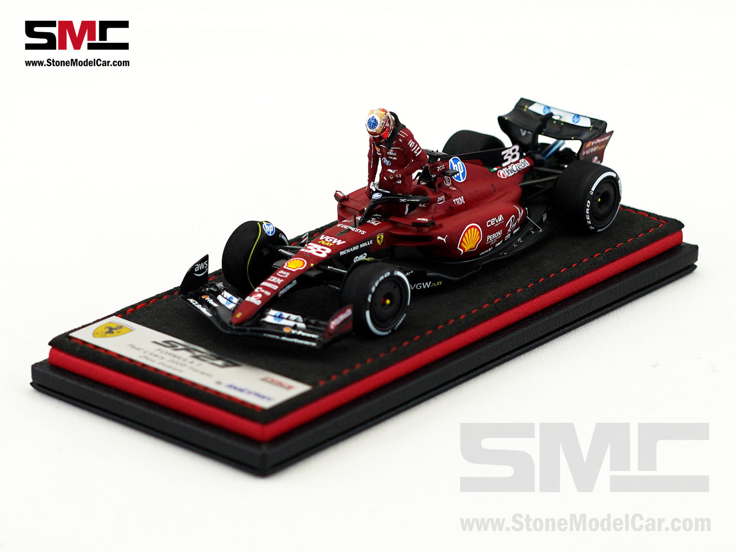 Ferrari F1 SF-23 #38 Zhou Guanyu Fiorano Test 2025 Looksmart 1:43 Special Edition LSBNF004