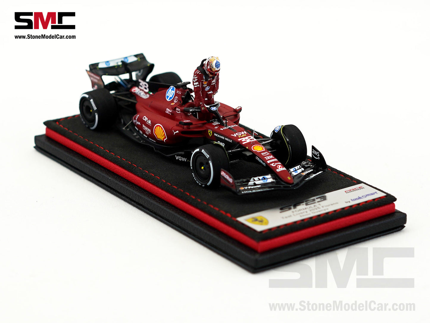 Ferrari F1 SF-23 #38 Zhou Guanyu Fiorano Test 2025 Looksmart 1:43 Special Edition LSBNF004