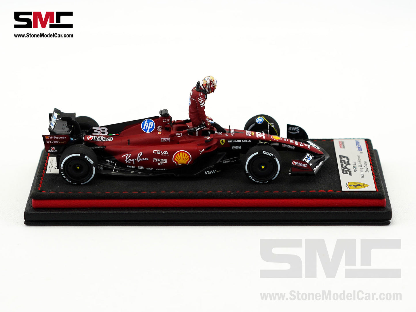 Ferrari F1 SF-23 #38 Zhou Guanyu Fiorano Test 2025 Looksmart 1:43 Special Edition LSBNF004