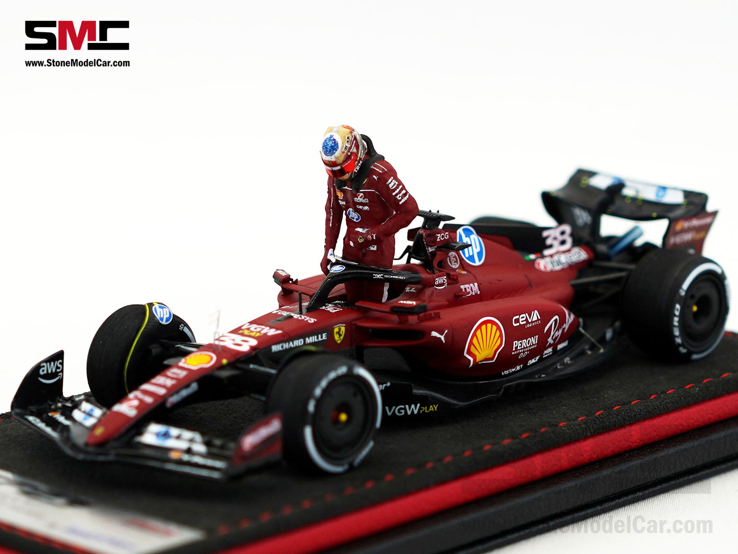 Ferrari F1 SF-23 #38 Zhou Guanyu Fiorano Test 2025 Looksmart 1:43 Special Edition LSBNF004