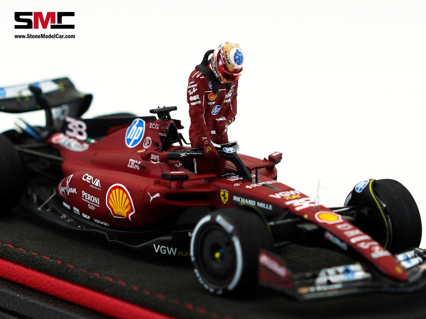 Ferrari F1 SF-23 #38 Zhou Guanyu Fiorano Test 2025 Looksmart 1:43 Special Edition LSBNF004