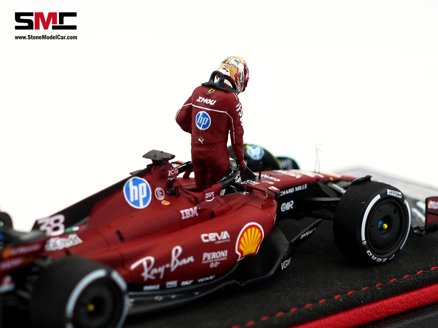 Ferrari F1 SF-23 #38 Zhou Guanyu Fiorano Test 2025 Looksmart 1:43 Special Edition LSBNF004