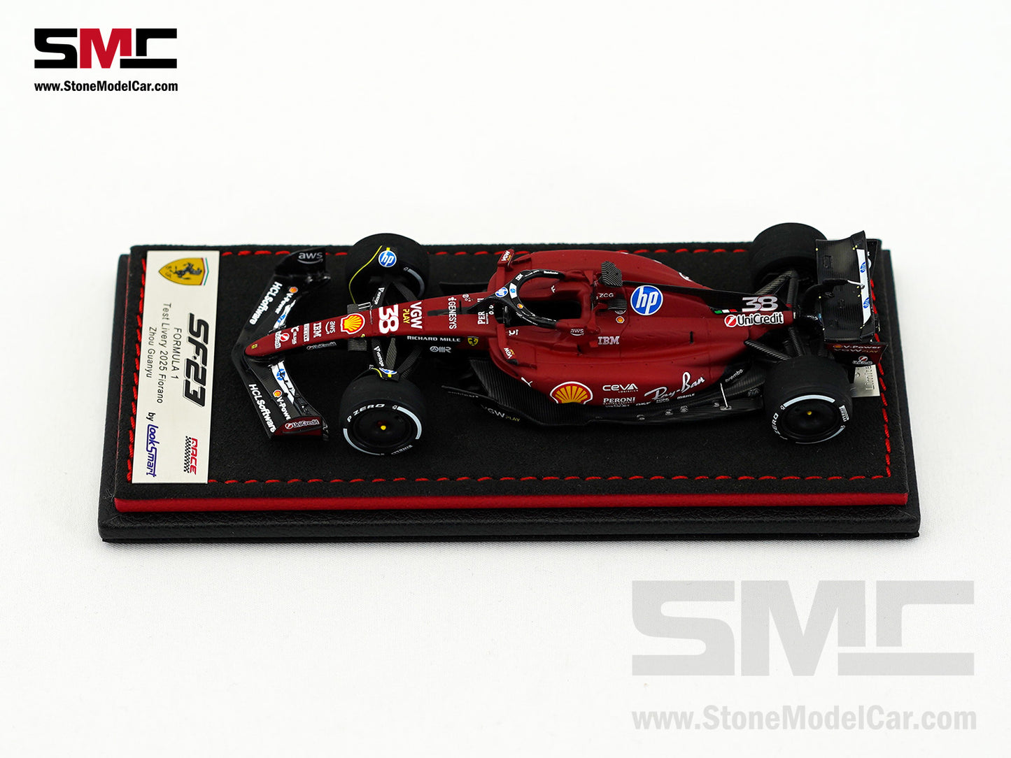 Ferrari F1 SF-23 #38 Zhou Guanyu Fiorano Test 2025 Looksmart 1:43 Special Edition LSBNF004