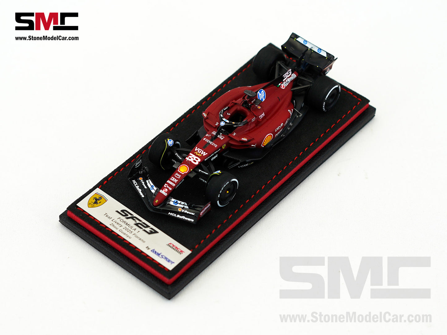 Ferrari F1 SF-23 #38 Zhou Guanyu Fiorano Test 2025 Looksmart 1:43 Special Edition LSBNF004