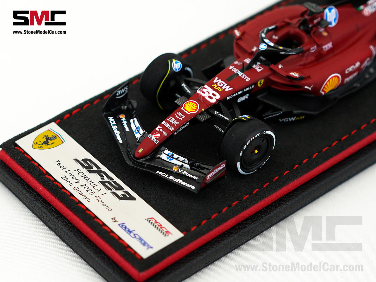 Ferrari F1 SF-23 #38 Zhou Guanyu Fiorano Test 2025 Looksmart 1:43 Special Edition LSBNF004
