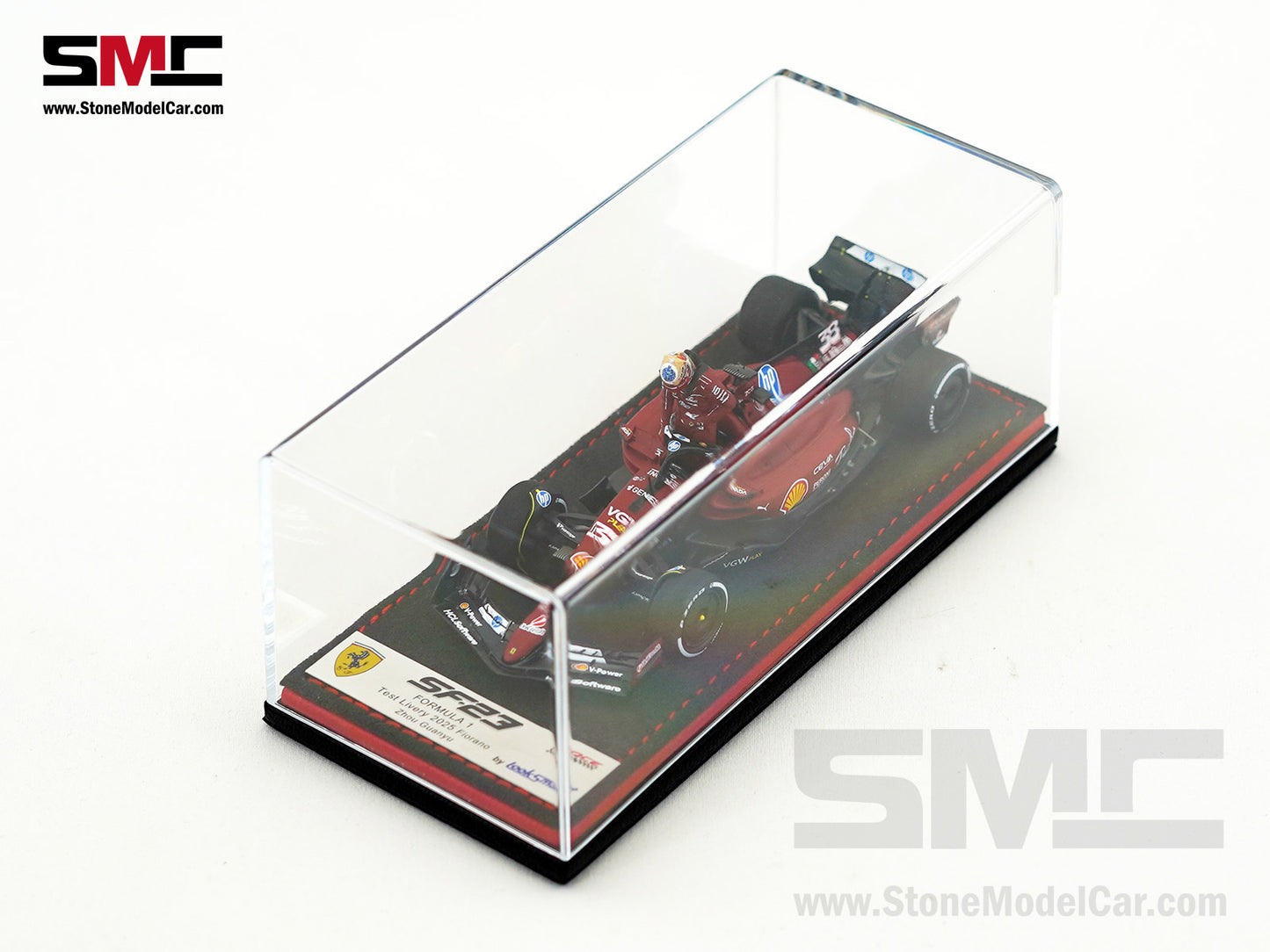 Ferrari F1 SF-23 #38 Zhou Guanyu Fiorano Test 2025 Looksmart 1:43 Special Edition LSBNF004