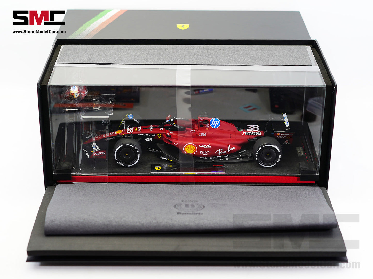 Ferrari F1 SF-23 #38 Zhou Guanyu Fiorano Test 2025 Looksmart 1:18 Special Edition LS18BNF004