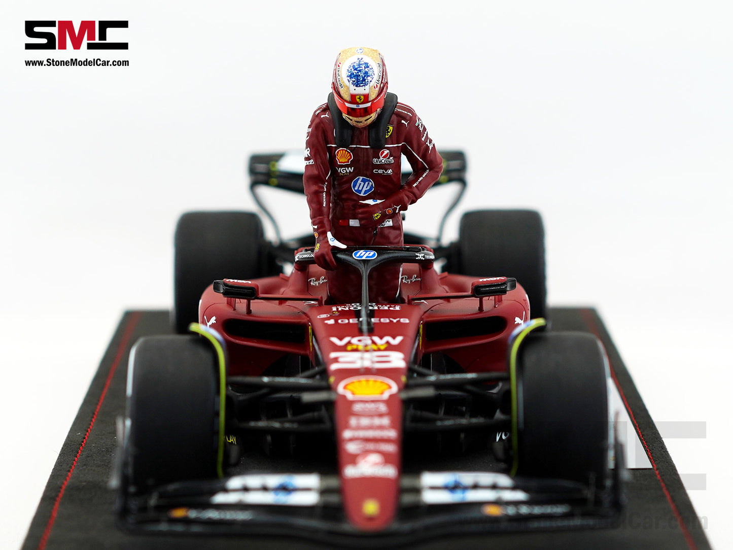 Ferrari F1 SF-23 #38 Zhou Guanyu Fiorano Test 2025 Looksmart 1:18 Special Edition LS18BNF004