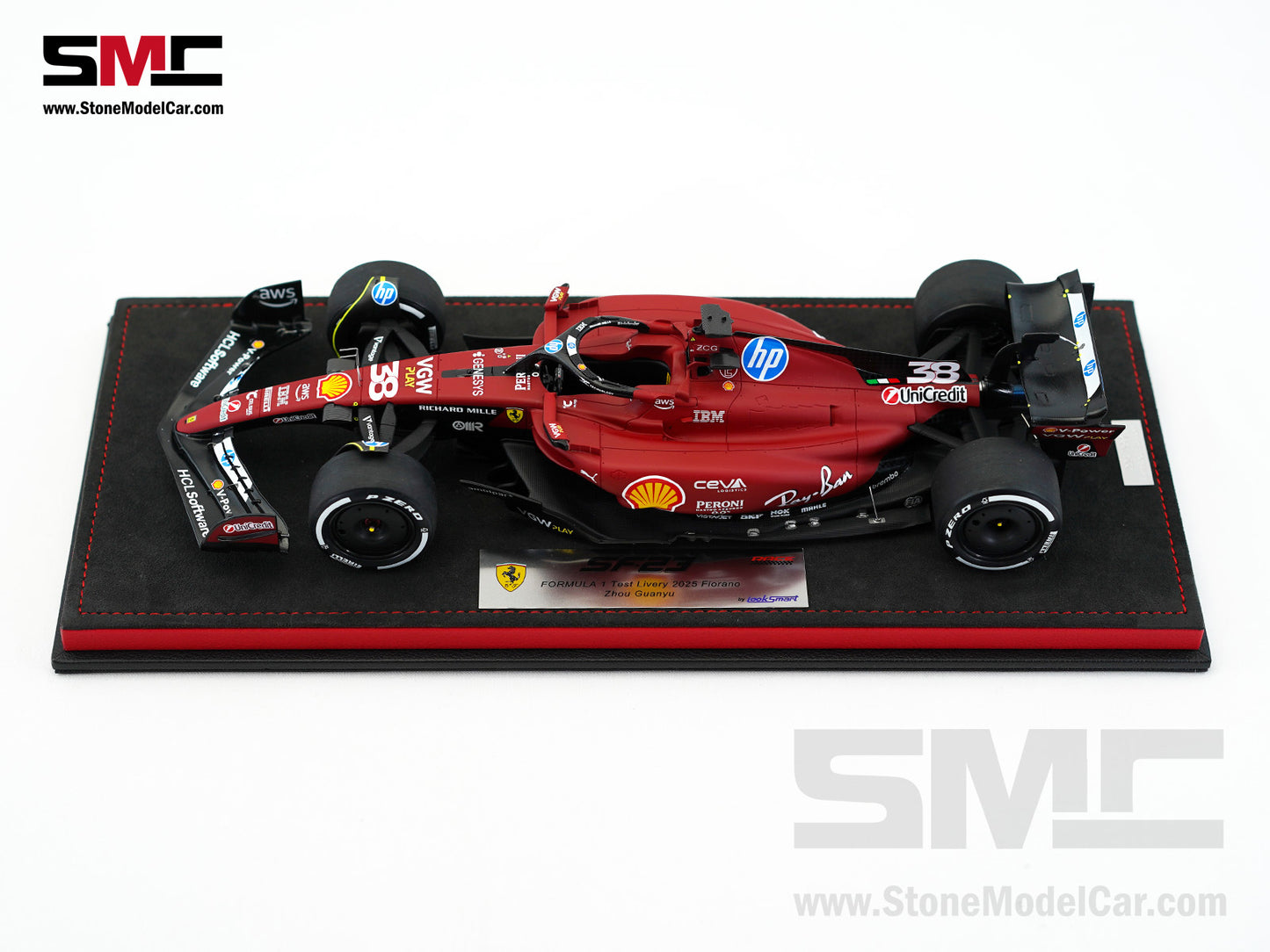 Ferrari F1 SF-23 #38 Zhou Guanyu Fiorano Test 2025 Looksmart 1:18 Special Edition LS18BNF004