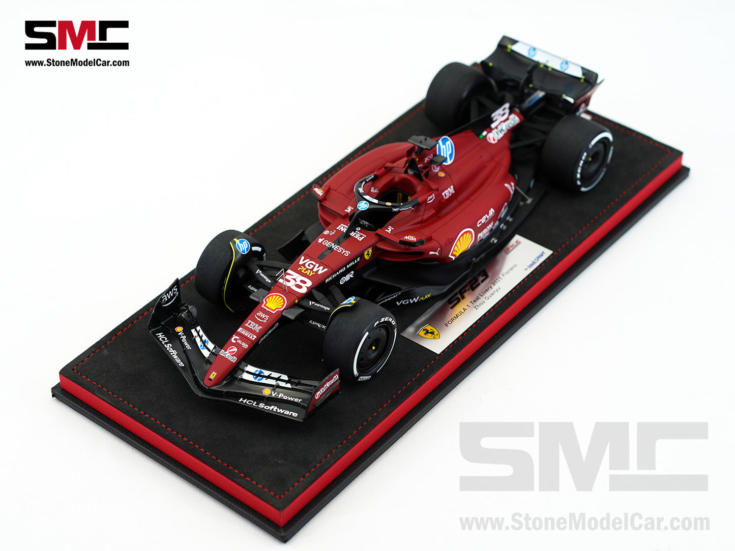 Ferrari F1 SF-23 #38 Zhou Guanyu Fiorano Test 2025 Looksmart 1:18 Special Edition LS18BNF004