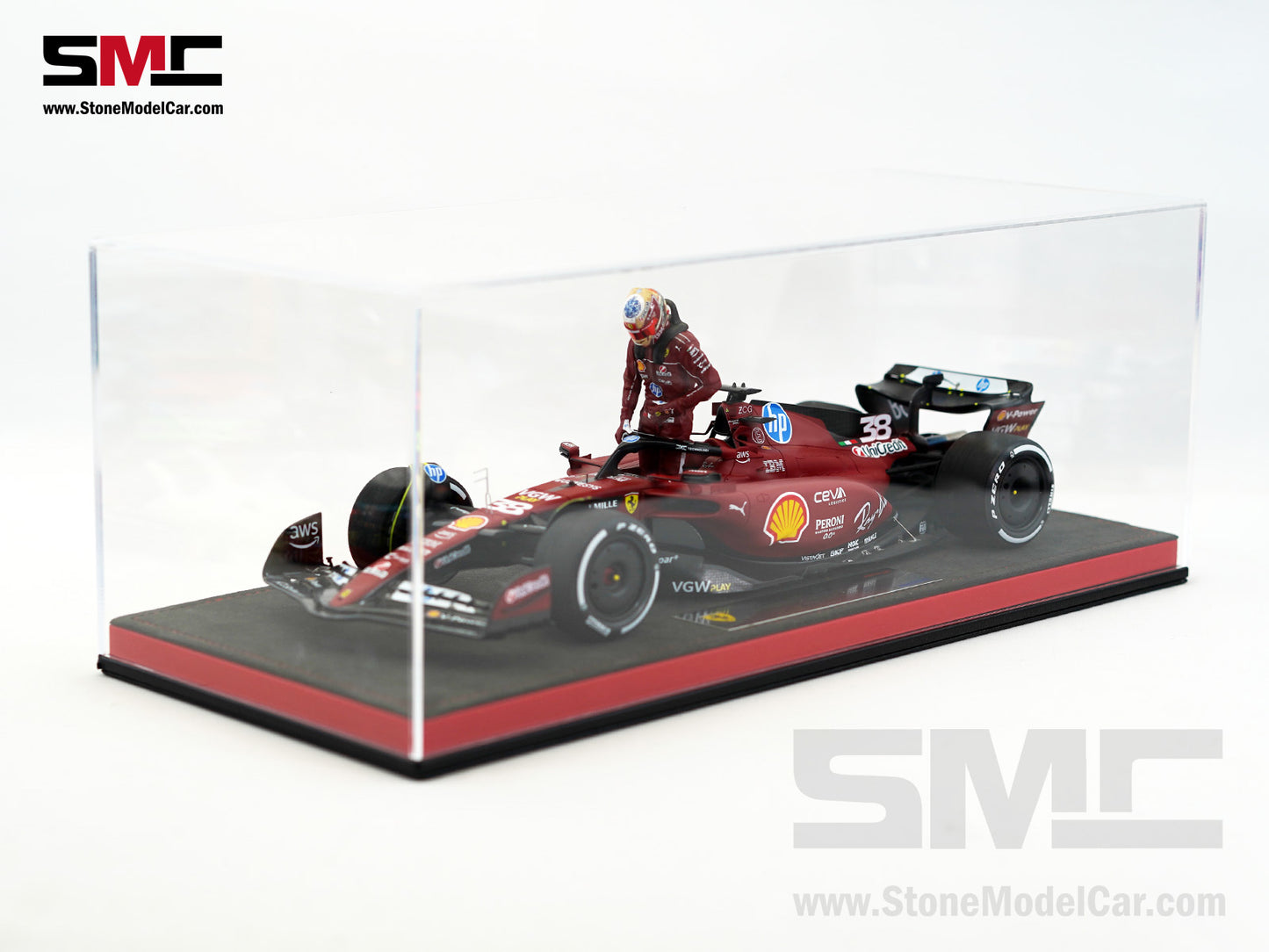 Ferrari F1 SF-23 #38 Zhou Guanyu Fiorano Test 2025 Looksmart 1:18 Special Edition LS18BNF004
