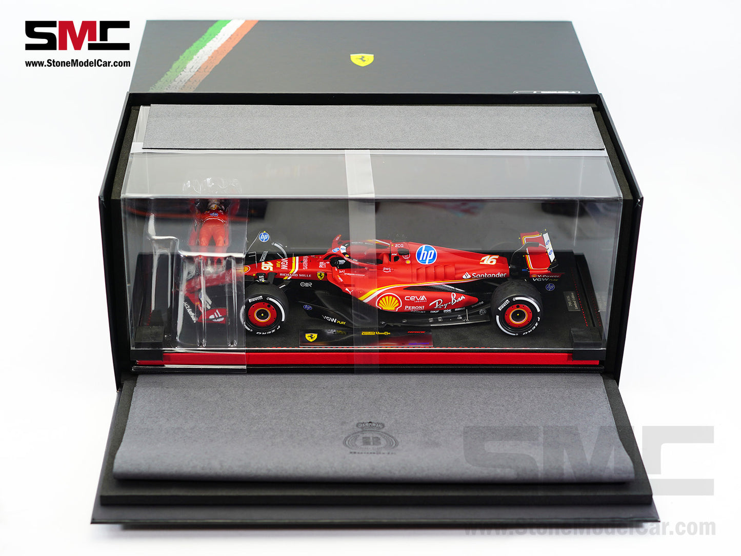 Ferrari F1 SF-24 #16 Charles Leclerc Winner Monaco GP 2024 Looksmart 1:18 Special Edition