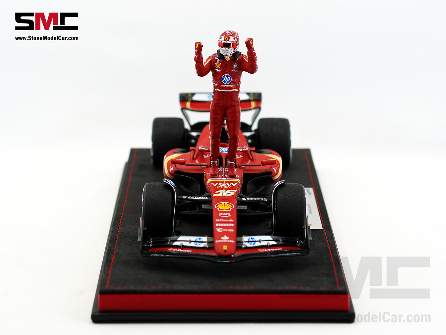 Ferrari F1 SF-24 #16 Charles Leclerc Winner Monaco GP 2024 Looksmart 1:18 Special Edition