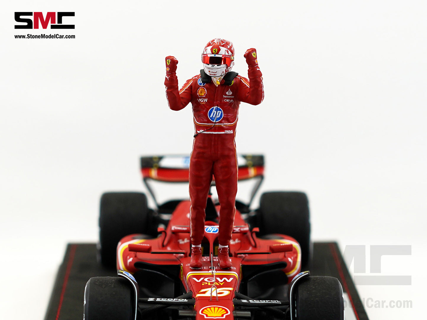 Ferrari F1 SF-24 #16 Charles Leclerc Winner Monaco GP 2024 Looksmart 1:18 Special Edition