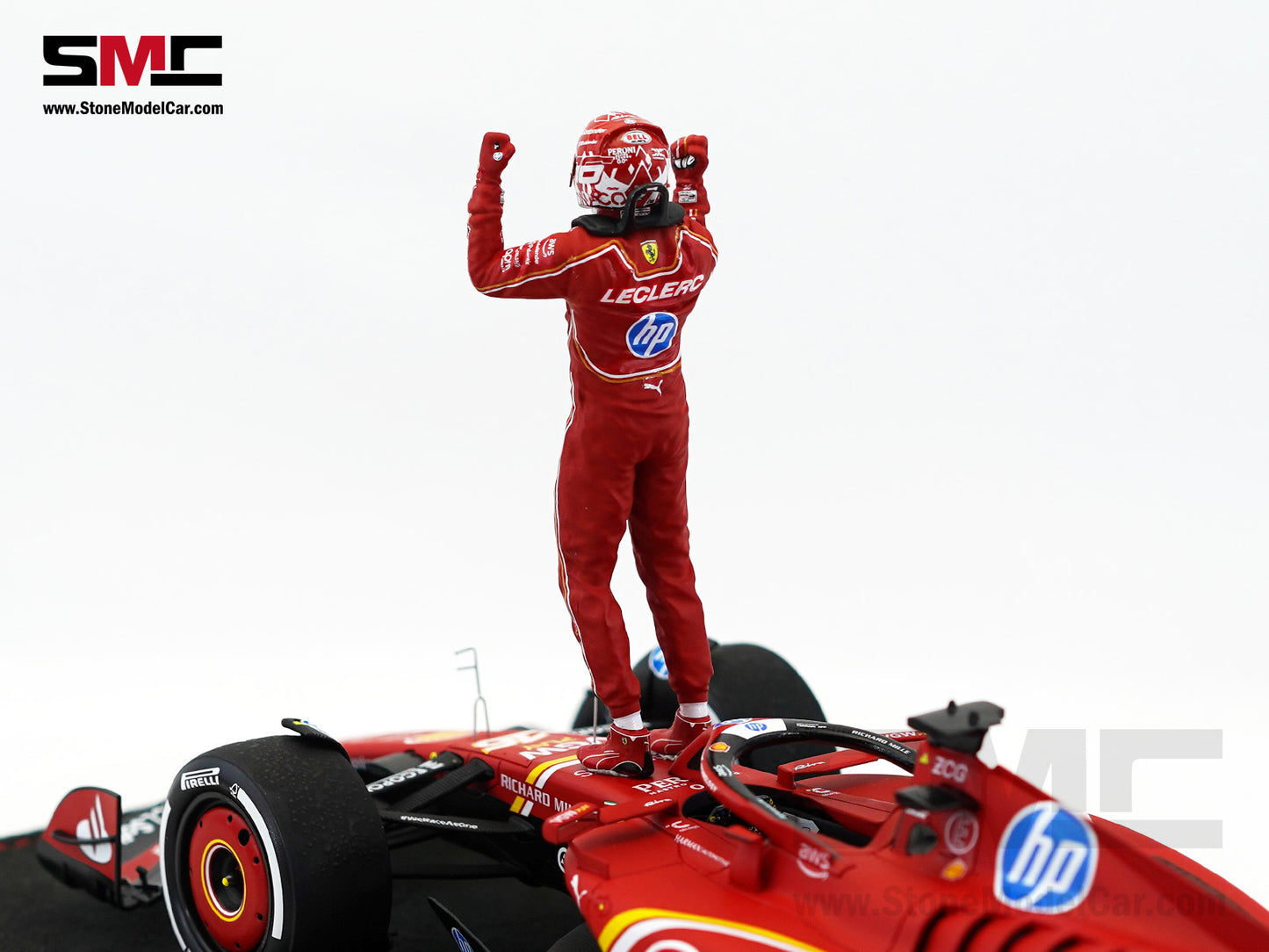 Ferrari F1 SF-24 #16 Charles Leclerc Winner Monaco GP 2024 Looksmart 1:18 Special Edition
