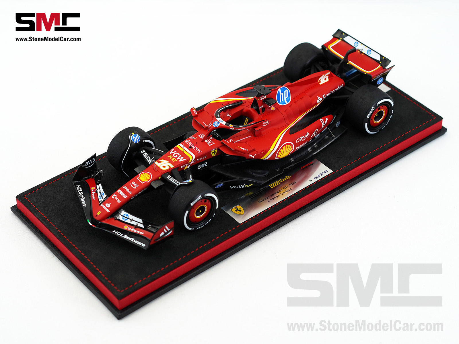 Ferrari F1 SF-24 #16 Charles Leclerc Winner Monaco GP 2024