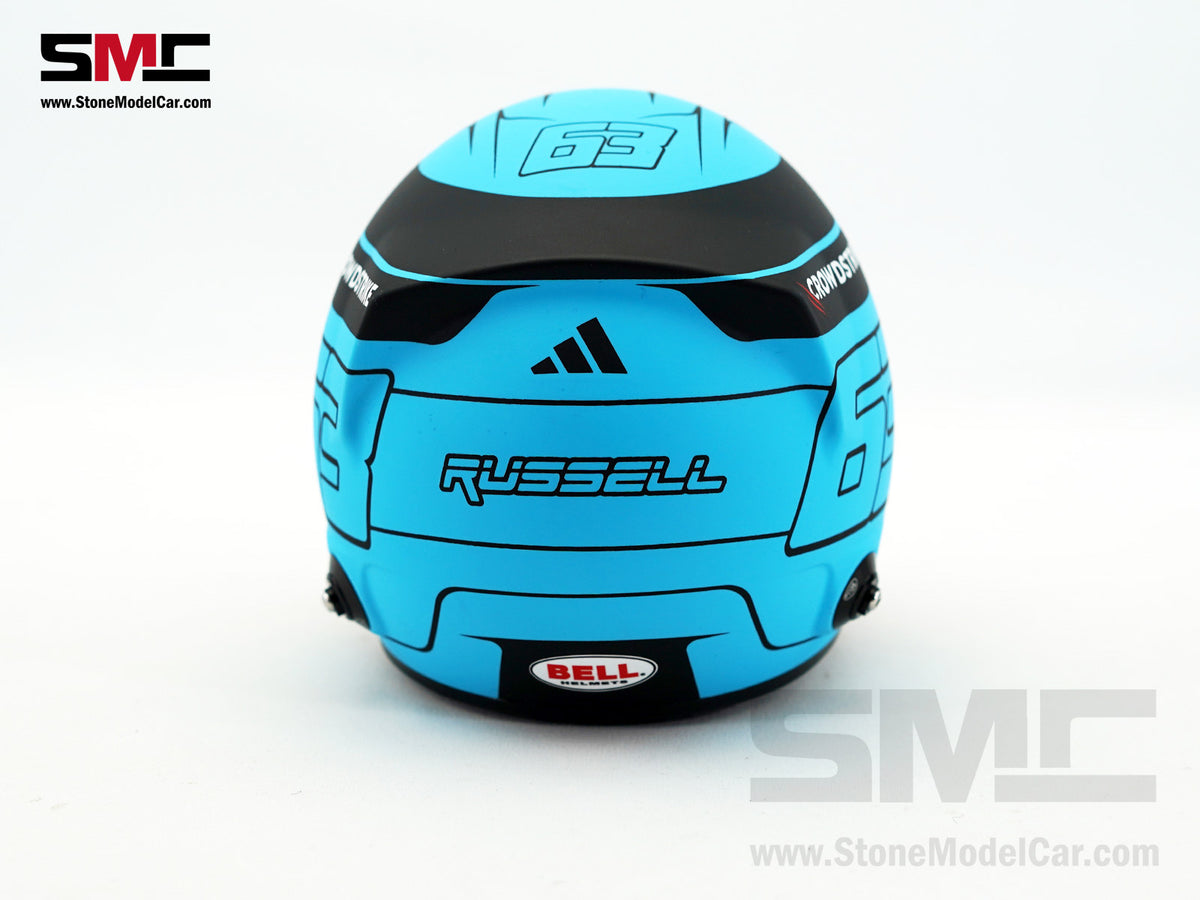 Mercedes F1 W16 #63 George Russell Season 2025 Canada GP Winner BELL 1:2 Miniature Helmet