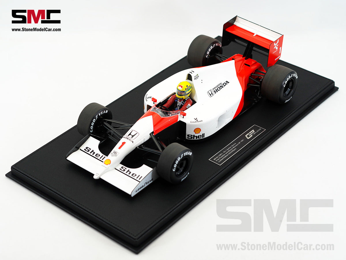 Mclaren F1 MP4/6 #1 Ayrton Senna Monaco 1991 World Champion with Driver 1:12 GP REPLICAS Plus Decal
