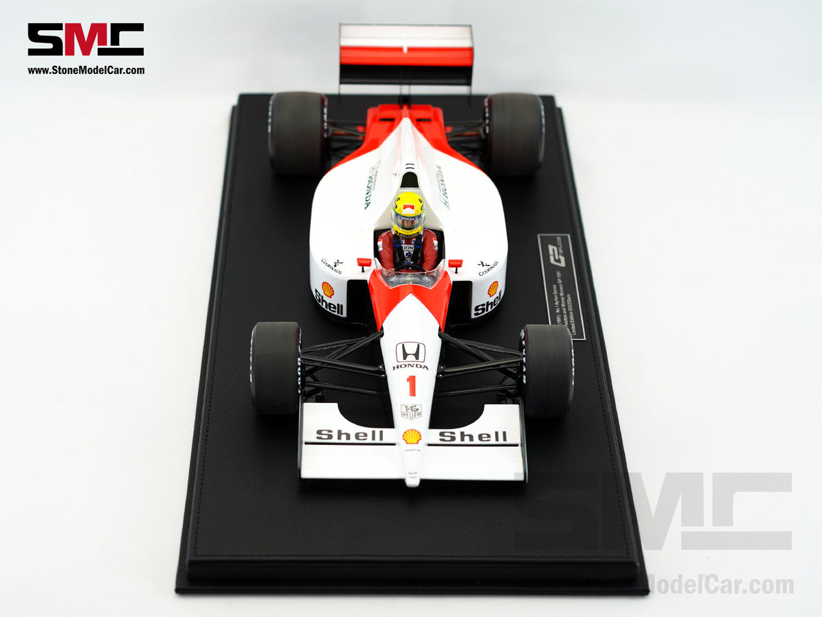 Mclaren F1 MP4/6 #1 Ayrton Senna Monaco 1991 World Champion with Driver 1:12 GP REPLICAS Plus Decal