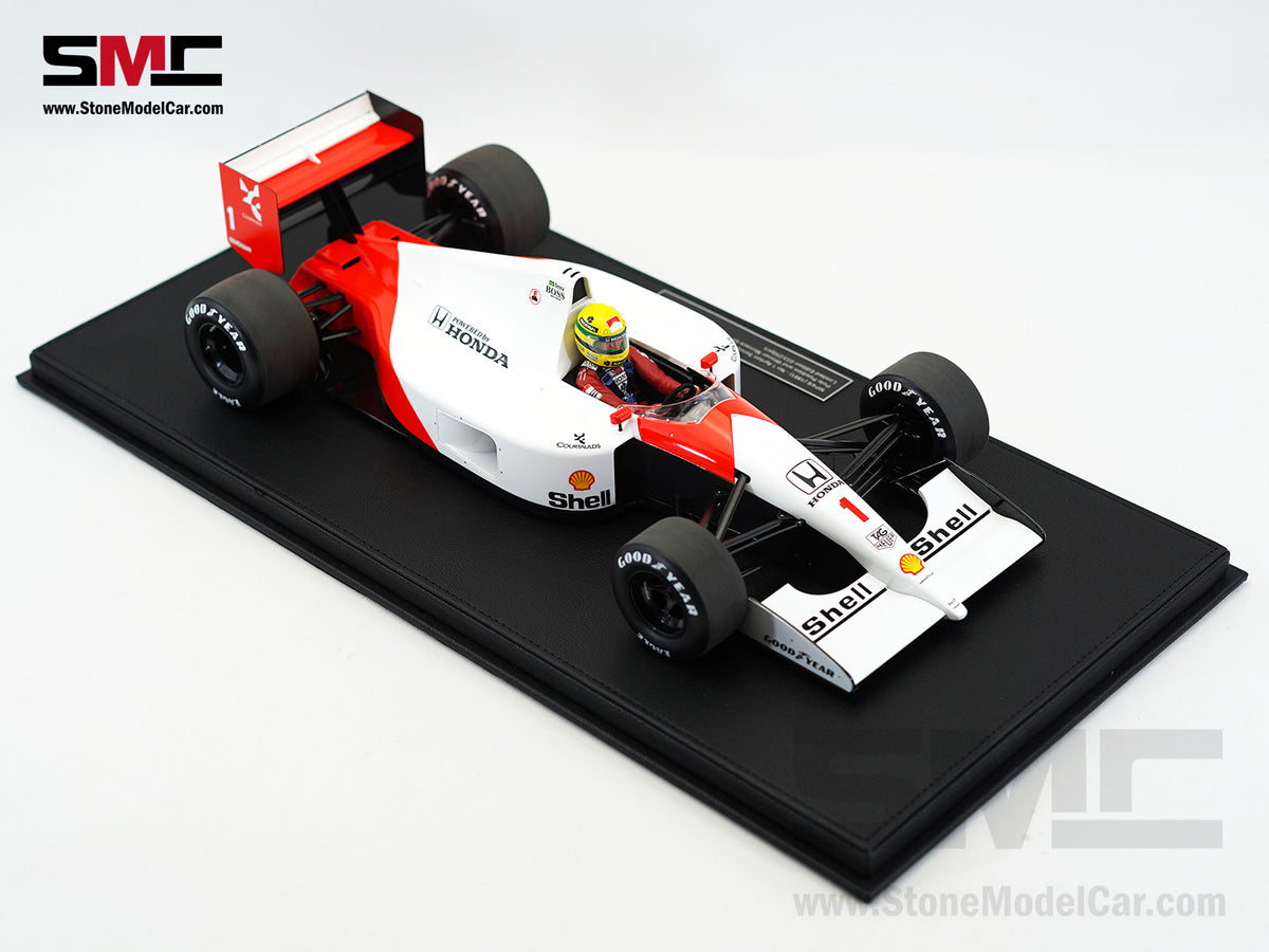 Mclaren F1 MP4/6 #1 Ayrton Senna Monaco 1991 World Champion with Driver 1:12 GP REPLICAS Plus Decal