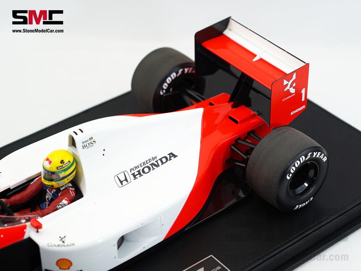 Mclaren F1 MP4/6 #1 Ayrton Senna Monaco 1991 World Champion with Driver 1:12 GP REPLICAS Plus Decal