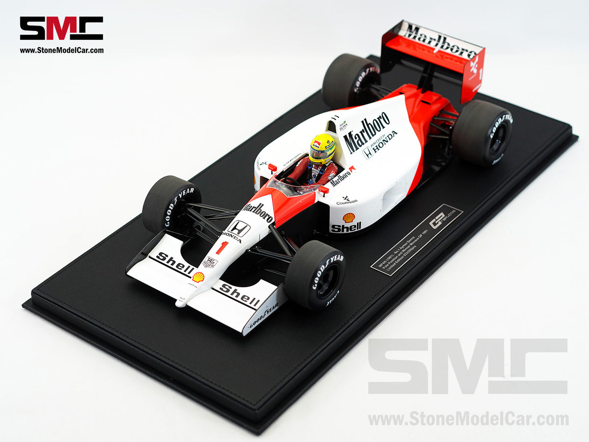 Mclaren F1 MP4/6 #1 Ayrton Senna Monaco 1991 World Champion with Driver 1:12 GP REPLICAS with Decal