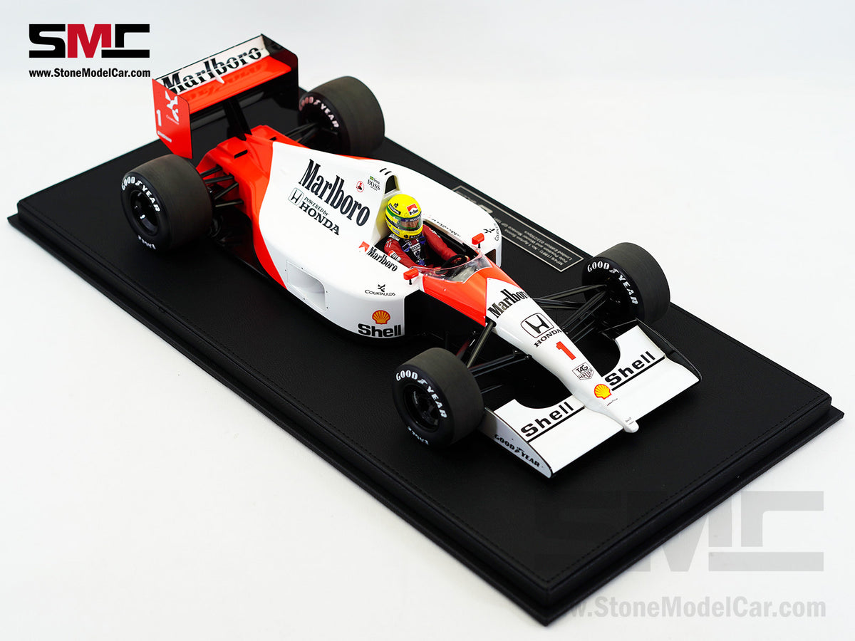 Mclaren F1 MP4/6 #1 Ayrton Senna Monaco 1991 World Champion with Driver 1:12 GP REPLICAS with Decal